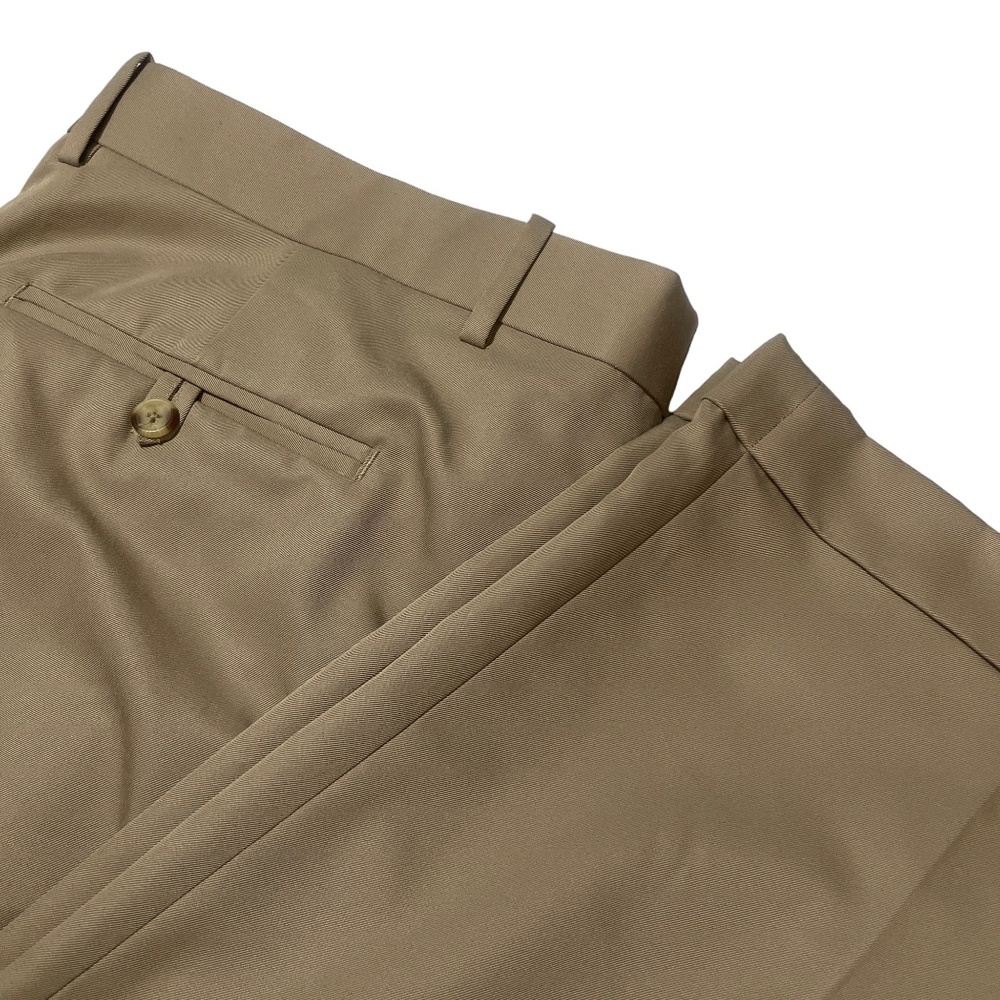 Fairway &‎ Greene 40 x 30 Beige Golf Slacks 100% Poly Pockets